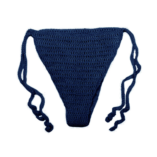 Crochet Bikini Bottom - Ocean Blue