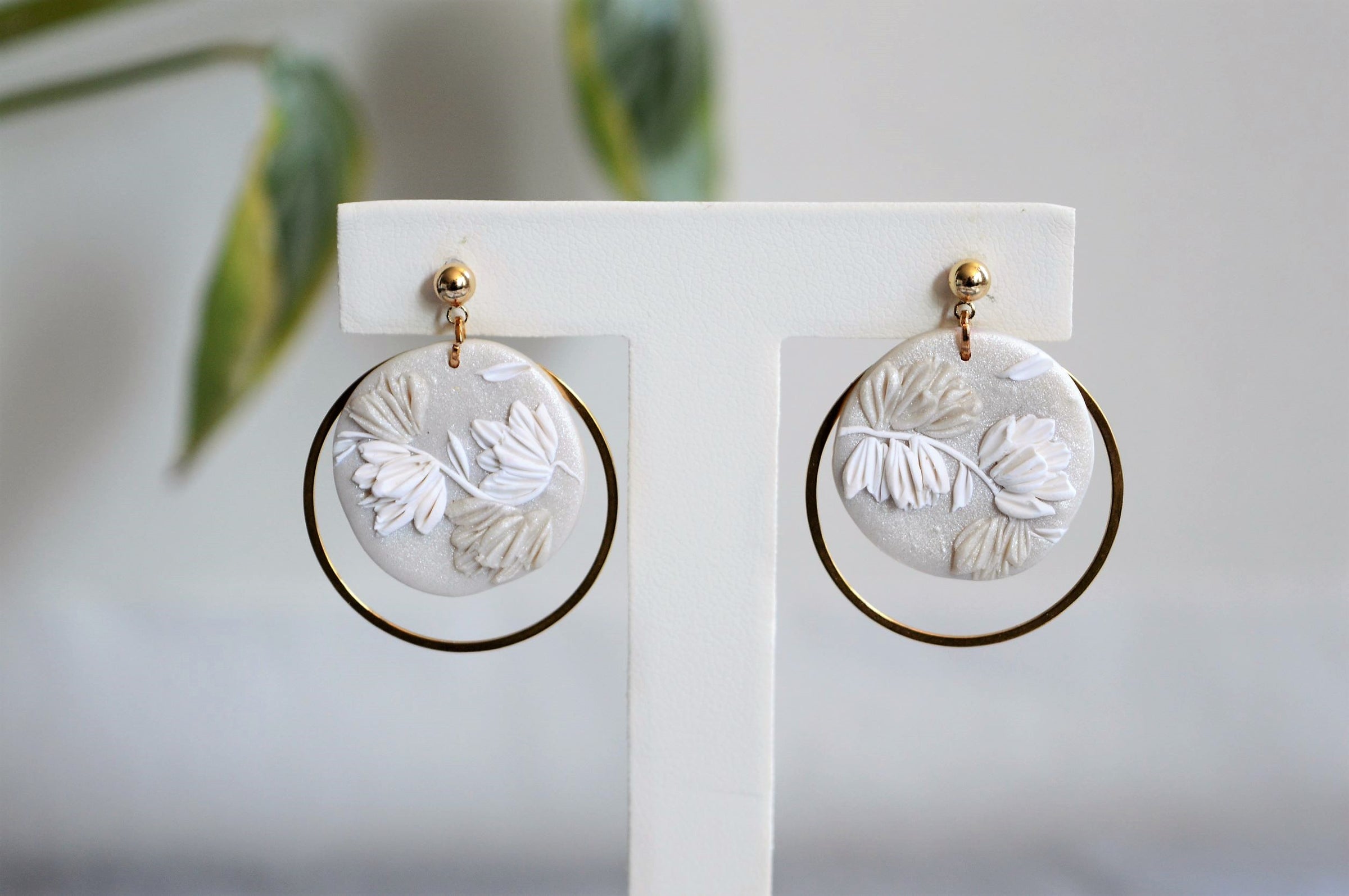 Clay Earrings - Windseeker