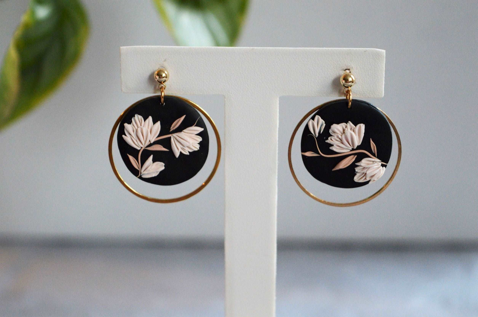 Bridesmaid Edition Clay Earrings - Guinness