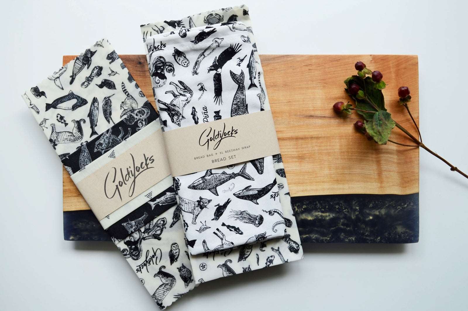Bread Bag & Beeswax Wrap Set - Species of Ucluelet