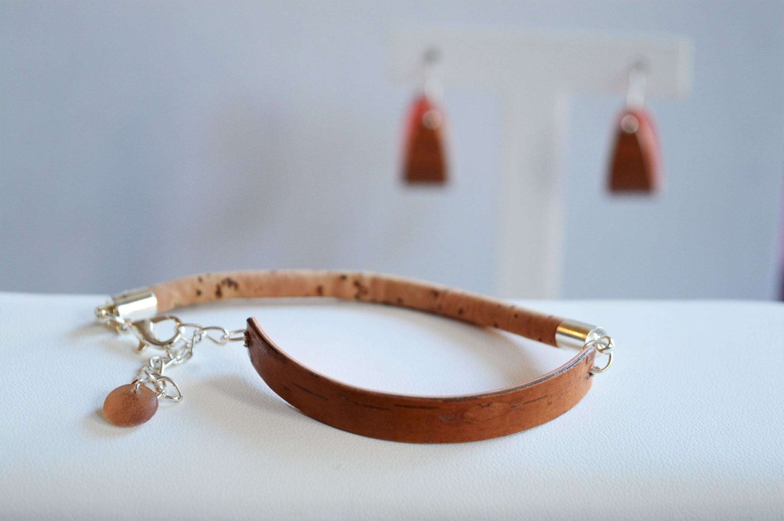 Birch Bark Bracelet - Pink