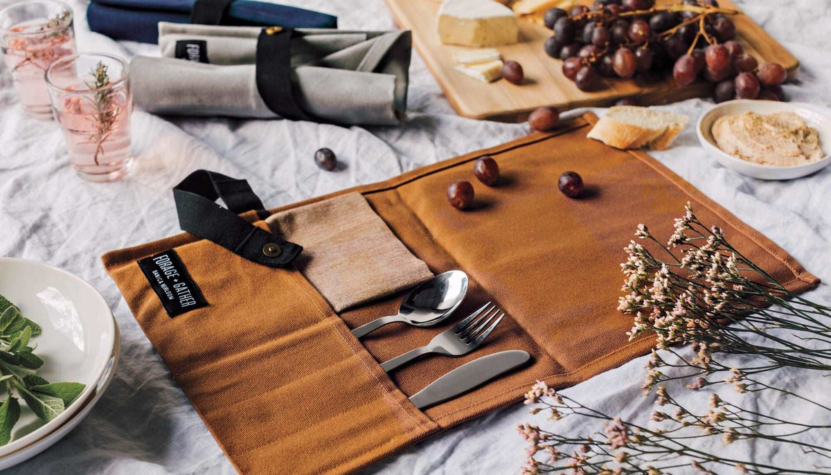 Forage + Gather Cutlery Set - Brown