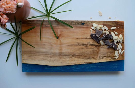 Charcuterie Board - Marine Blue West End Woodworking