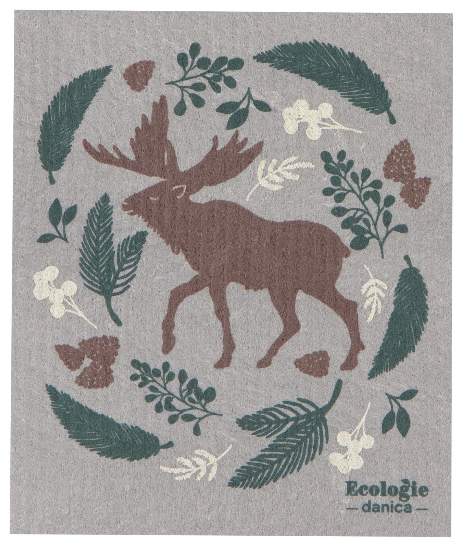 Swedish Dishcloth - Moose