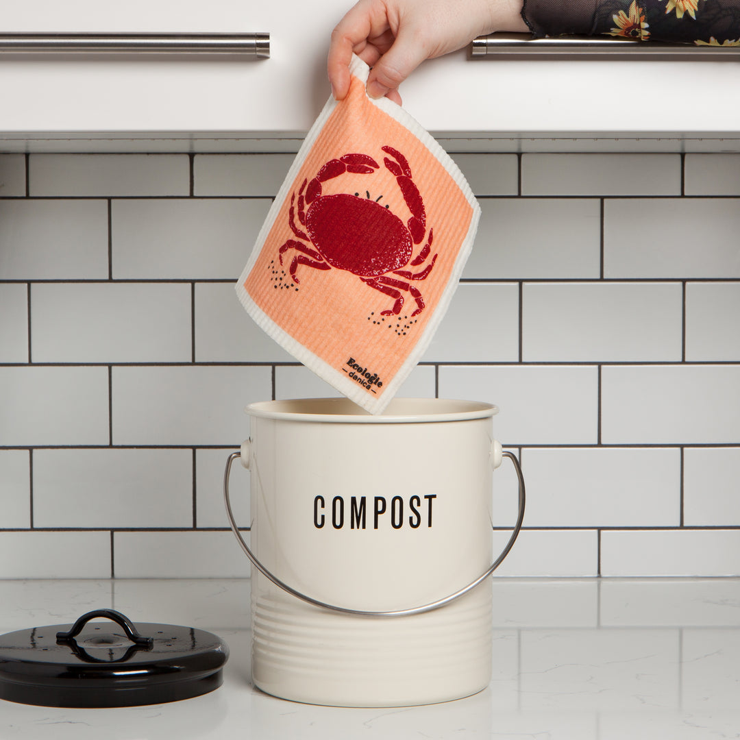 Swedish Dishcloth - Crab