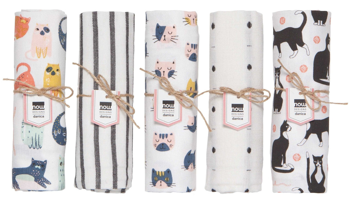 Cats Dishtowels Set