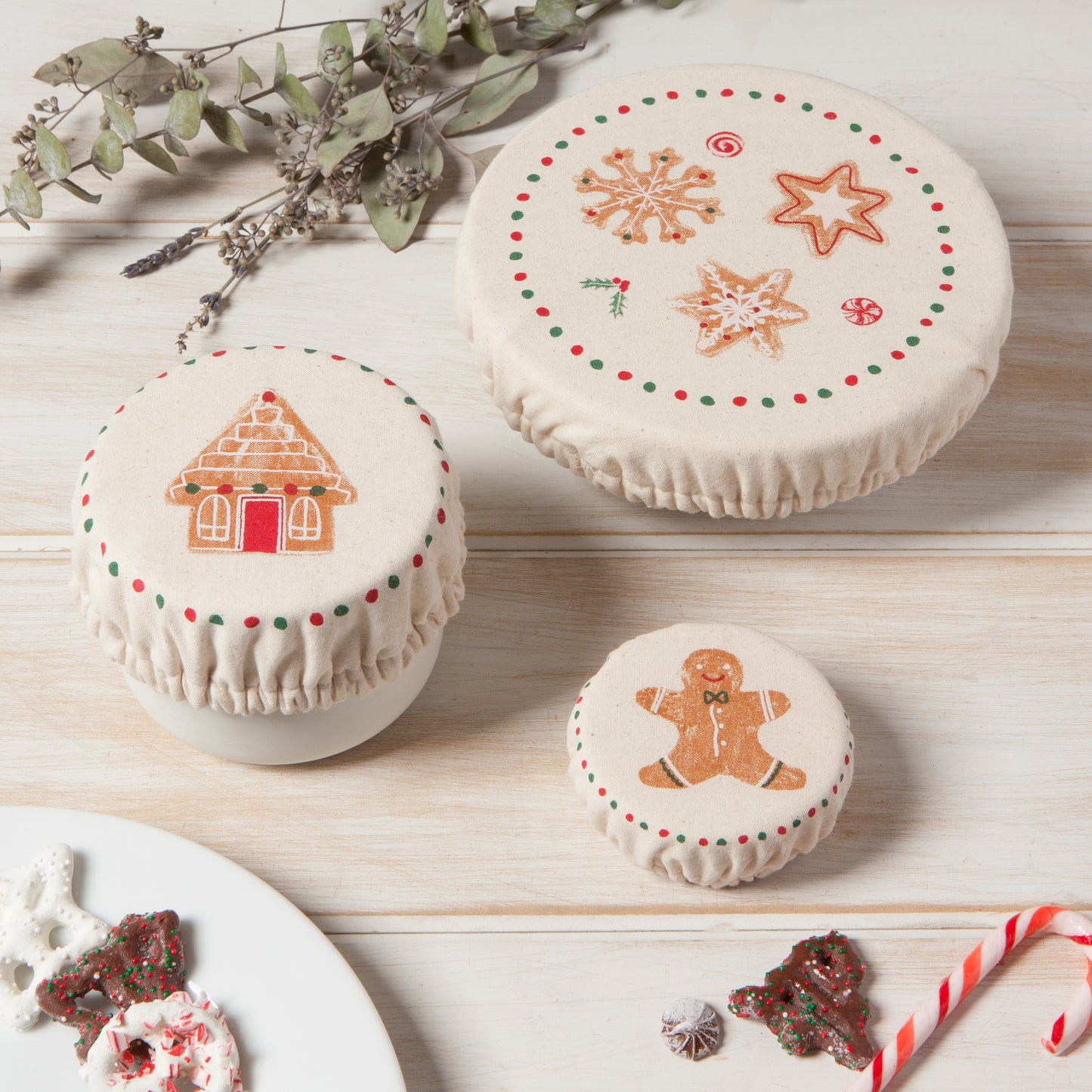 Christmas Cookies Mini Bowl Covers