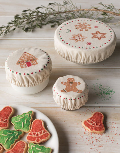 Christmas Cookies Mini Bowl Covers