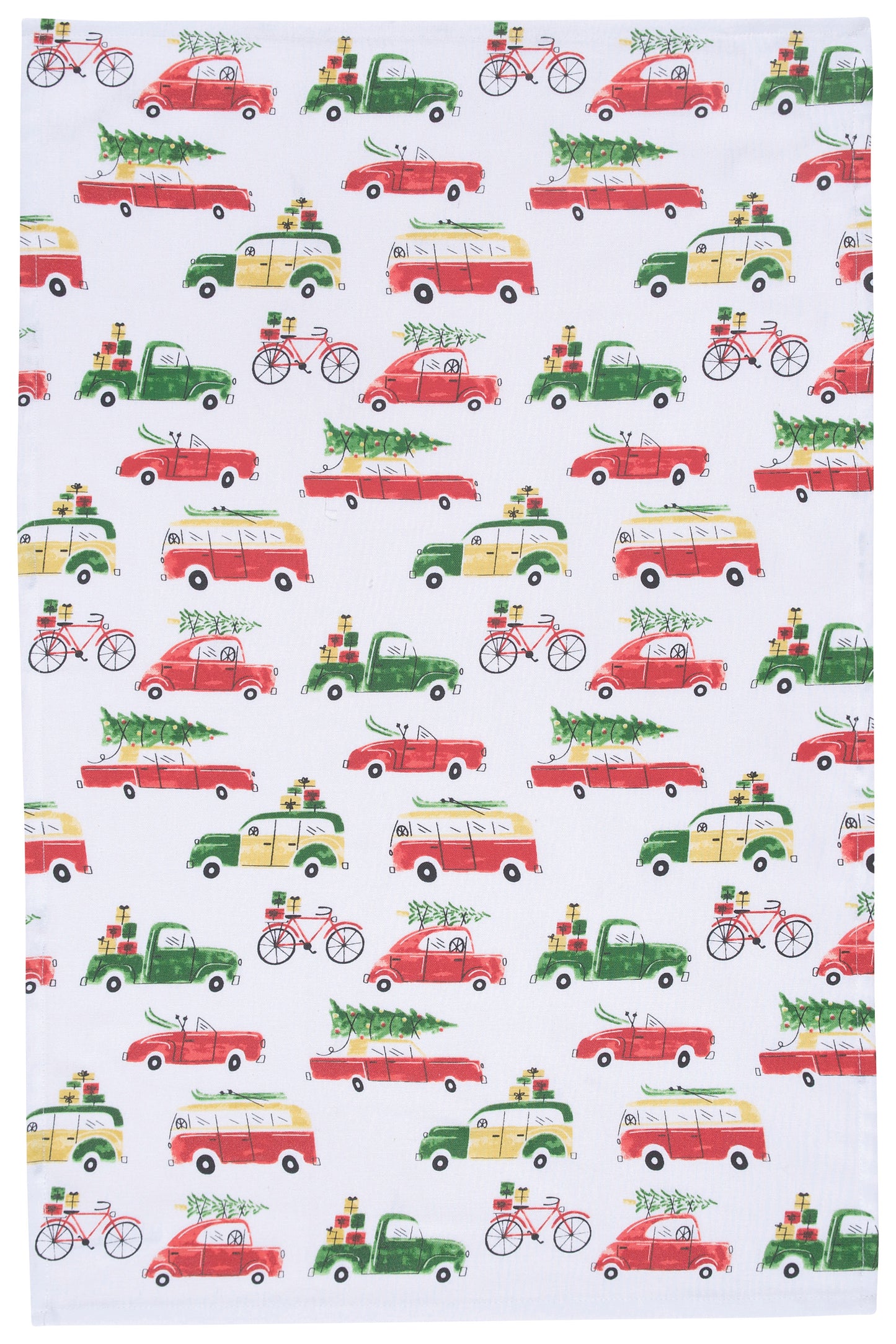 Holiday Cars Dishtowels Set