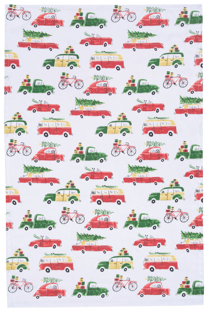 Holiday Cars Dishtowels Set