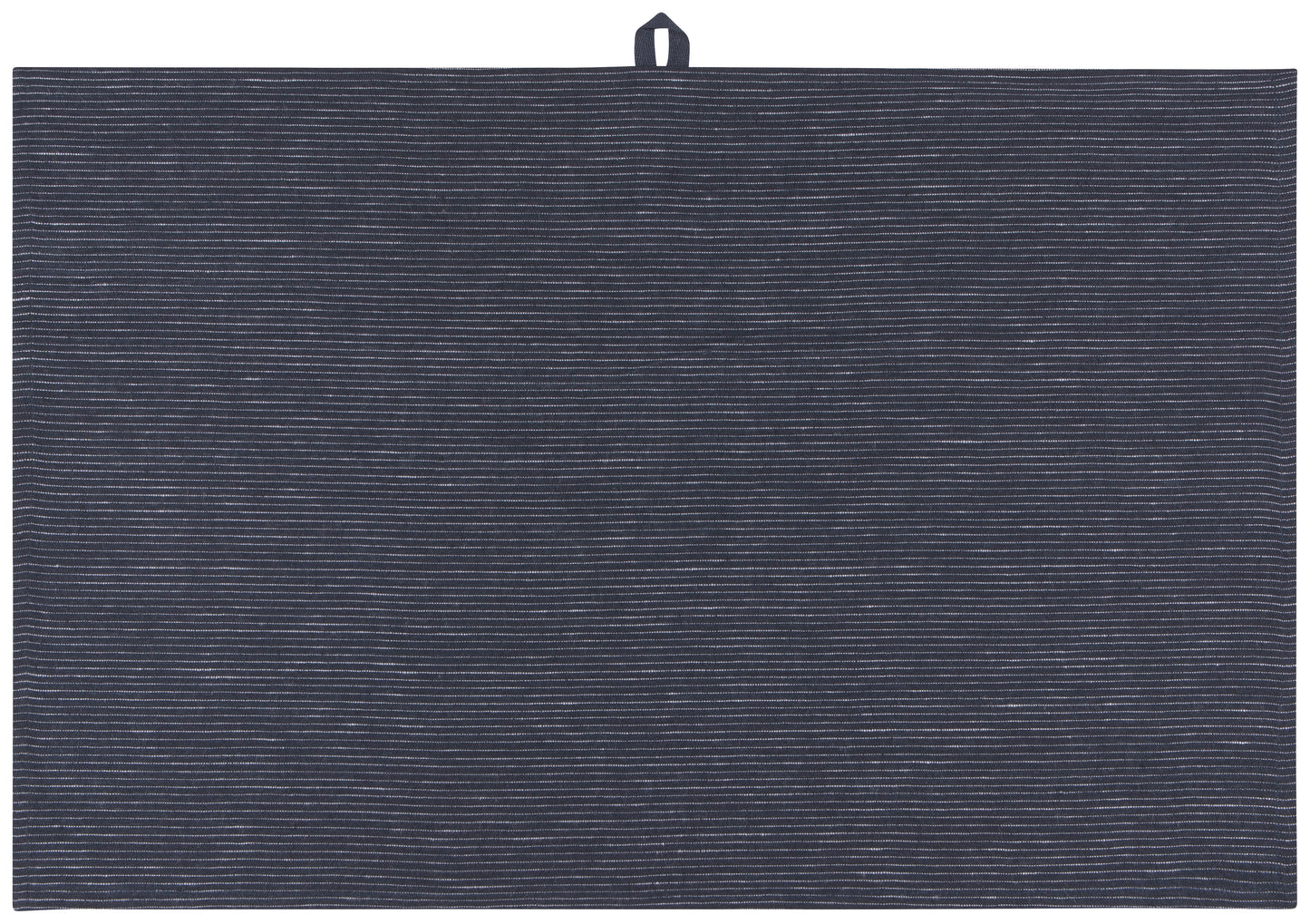 Pinstripe Linen Dishtowel - Midnight Blue