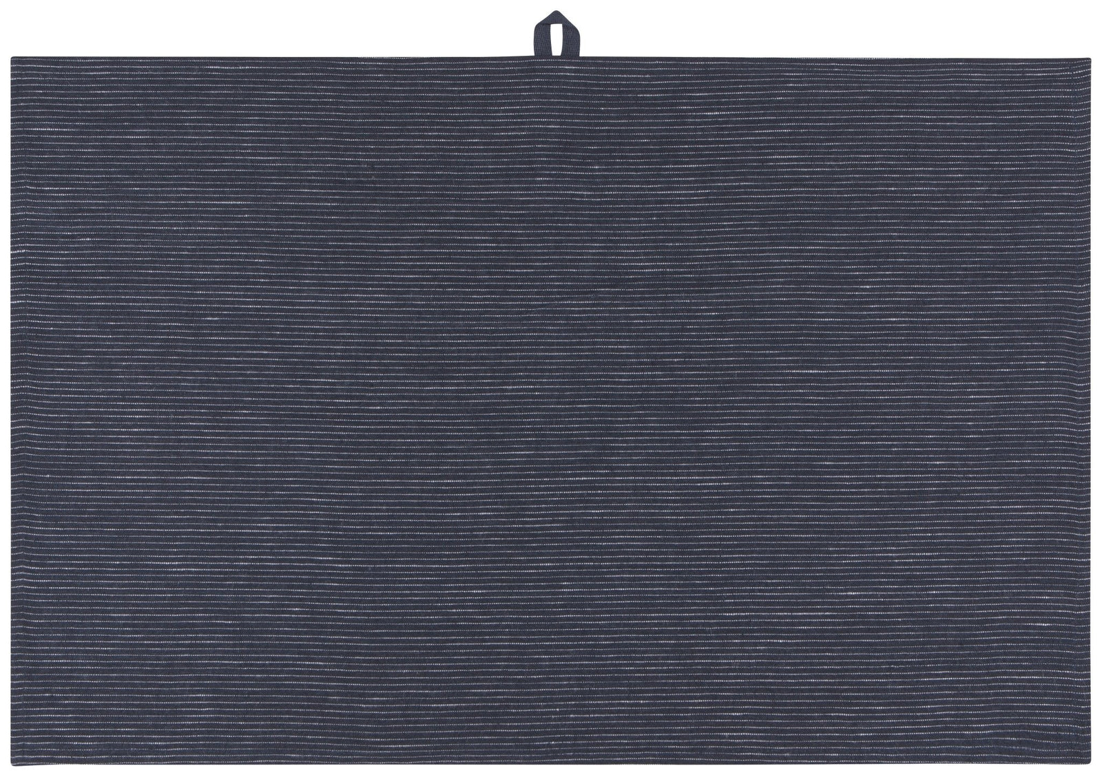 Pinstripe Linen Dishtowel - Midnight Blue