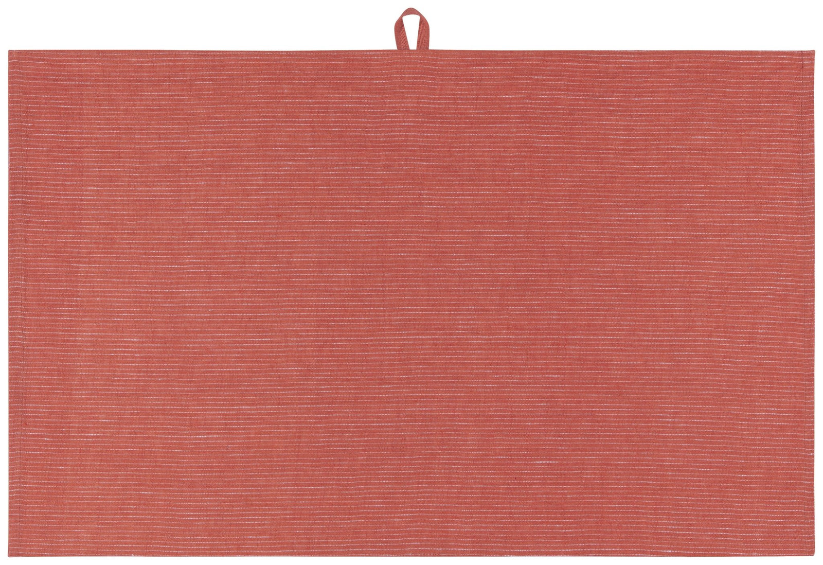 Pinstripe Linen Dishtowel - Clay