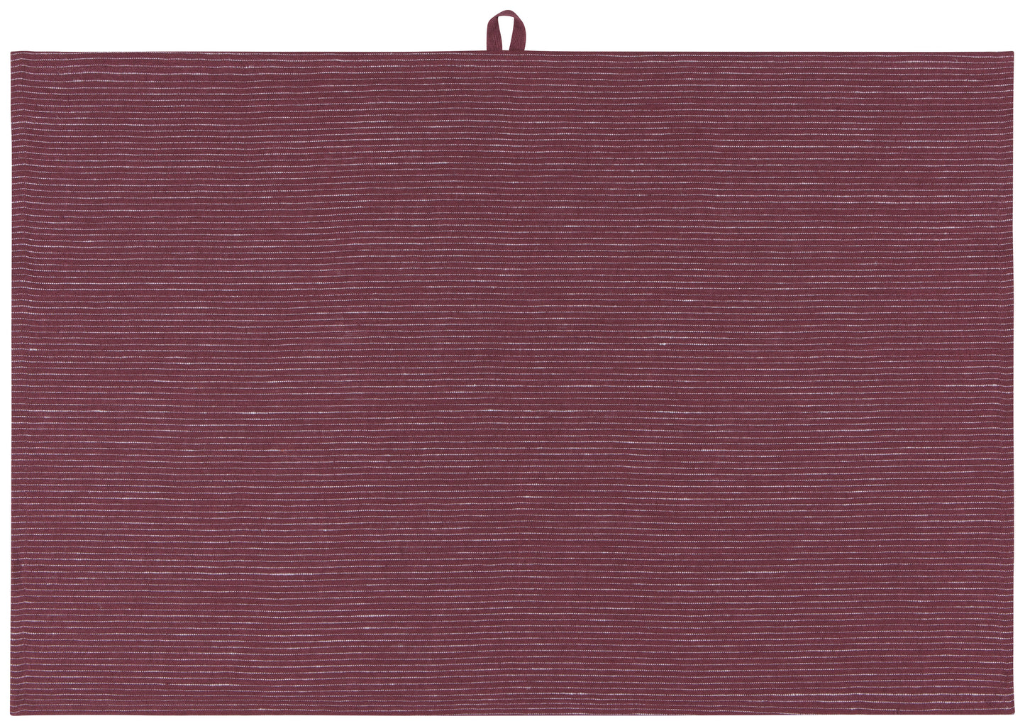 Pinstripe Linen Dishtowel - Wine