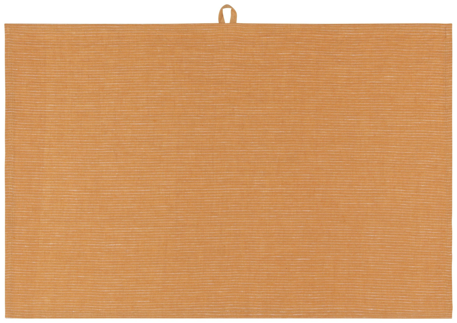 Pinstripe Linen Dishtowel - Ochre