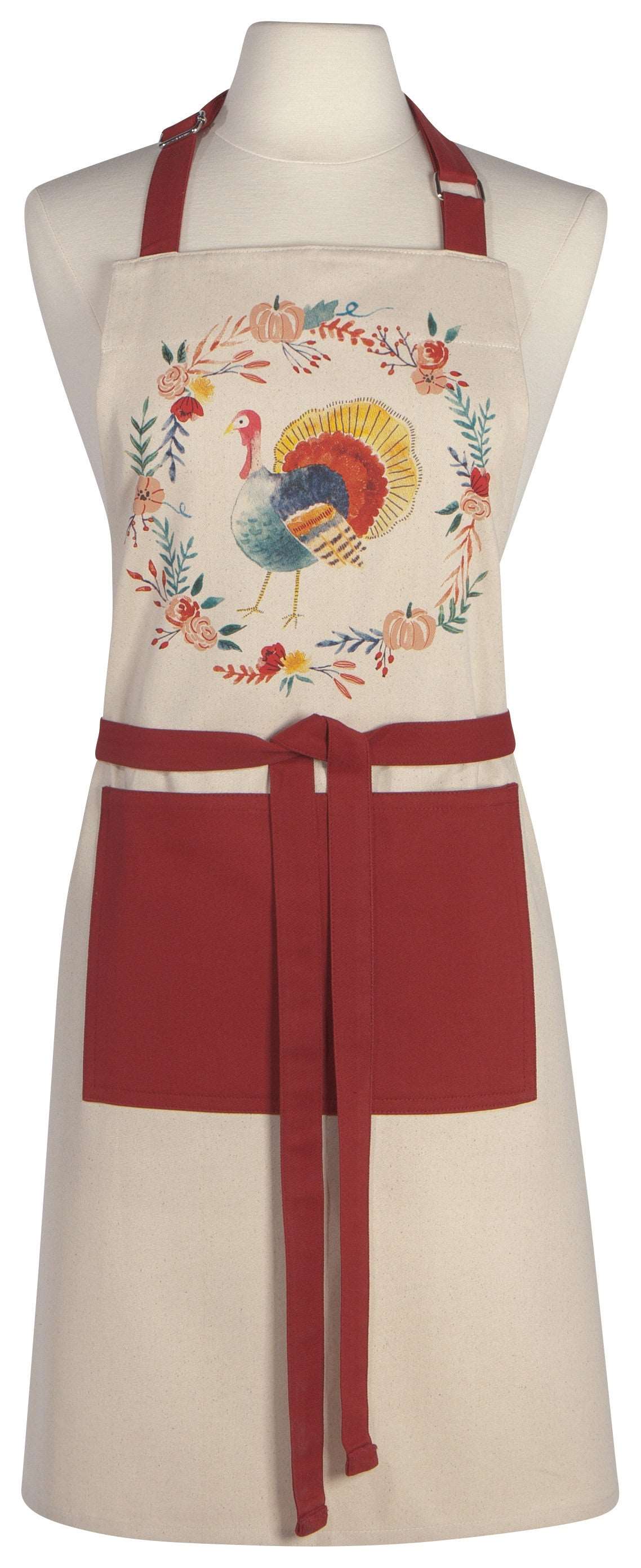 Harvest Turkey Cotton Apron