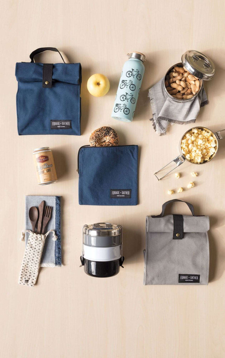 Forage + Gather Lunch Bag - Gray