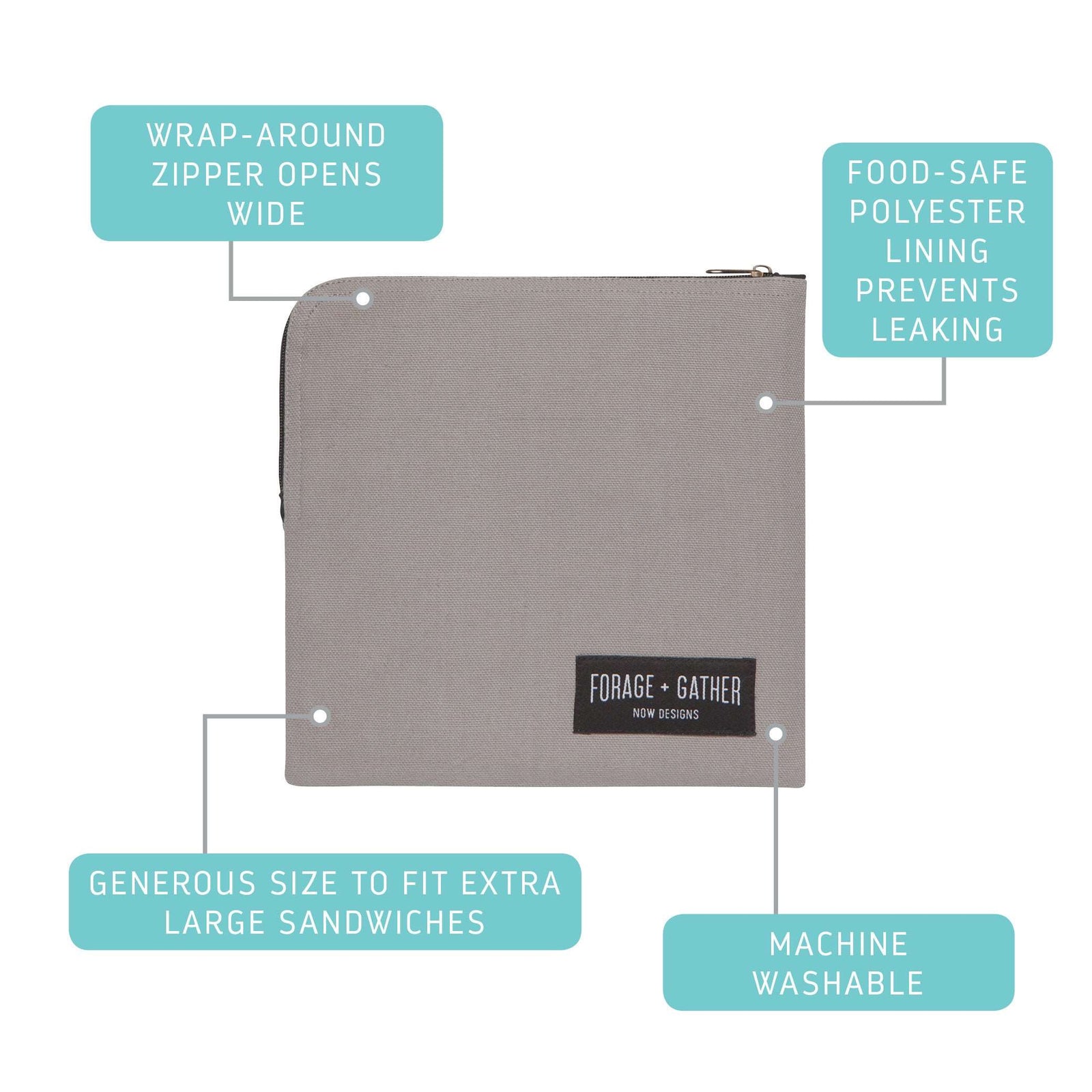Forage + Gather Snack Bag - Ochre