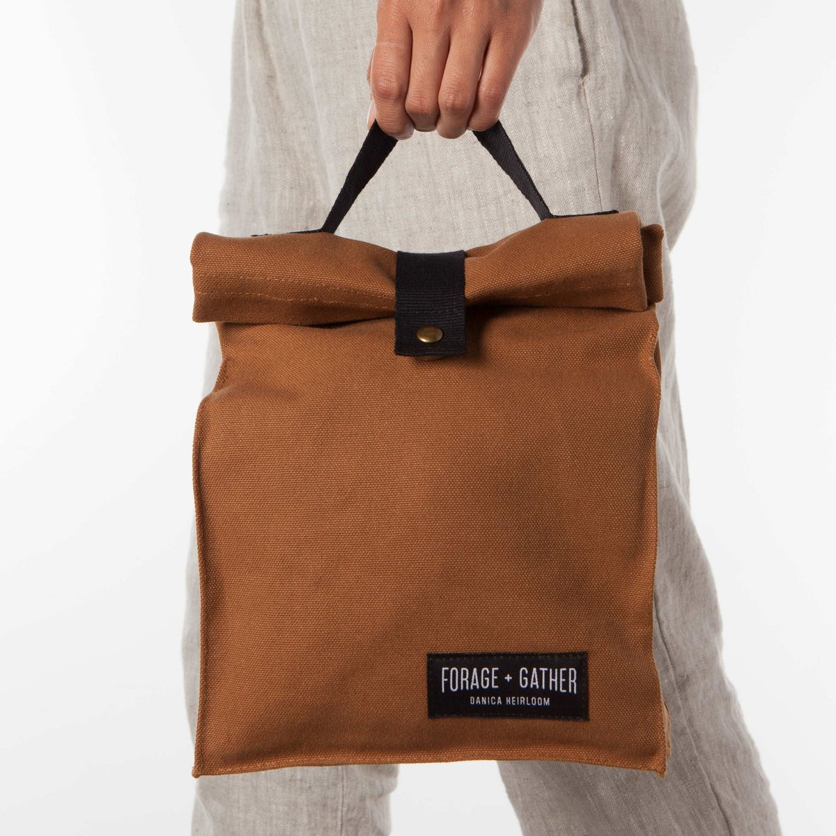 Forage + Gather Lunch Bag - Brown
