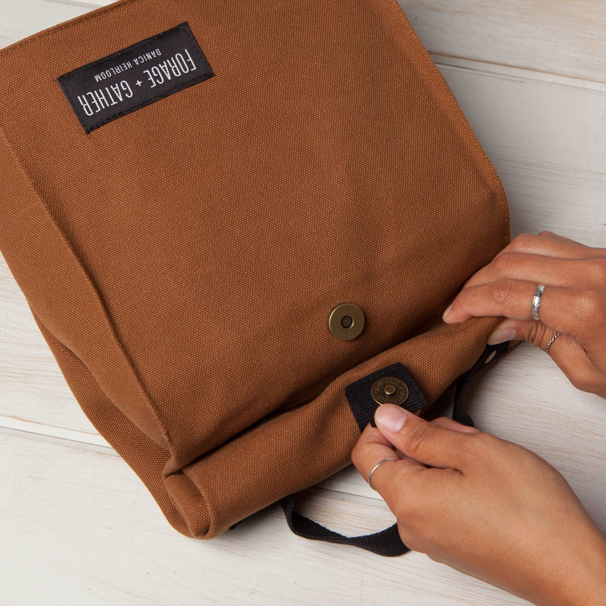 Forage + Gather Lunch Bag - Brown