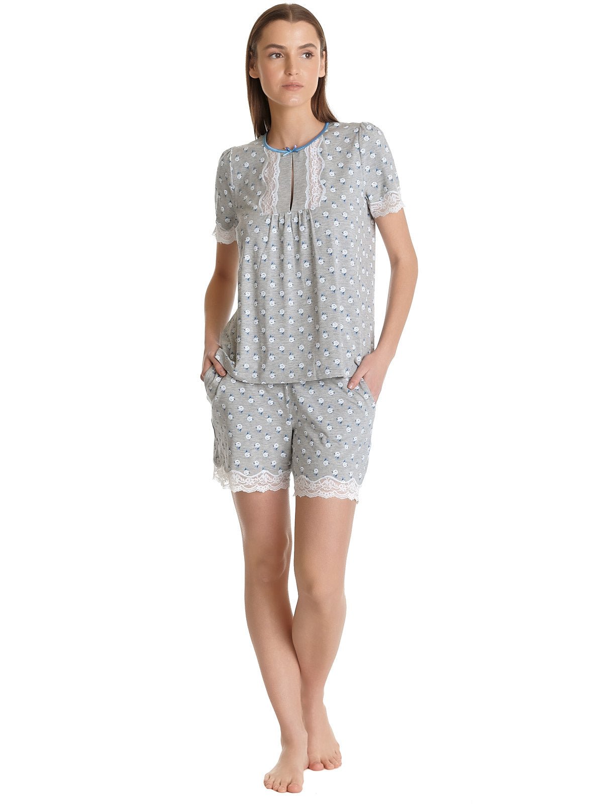 Blue Love Short Pyjama