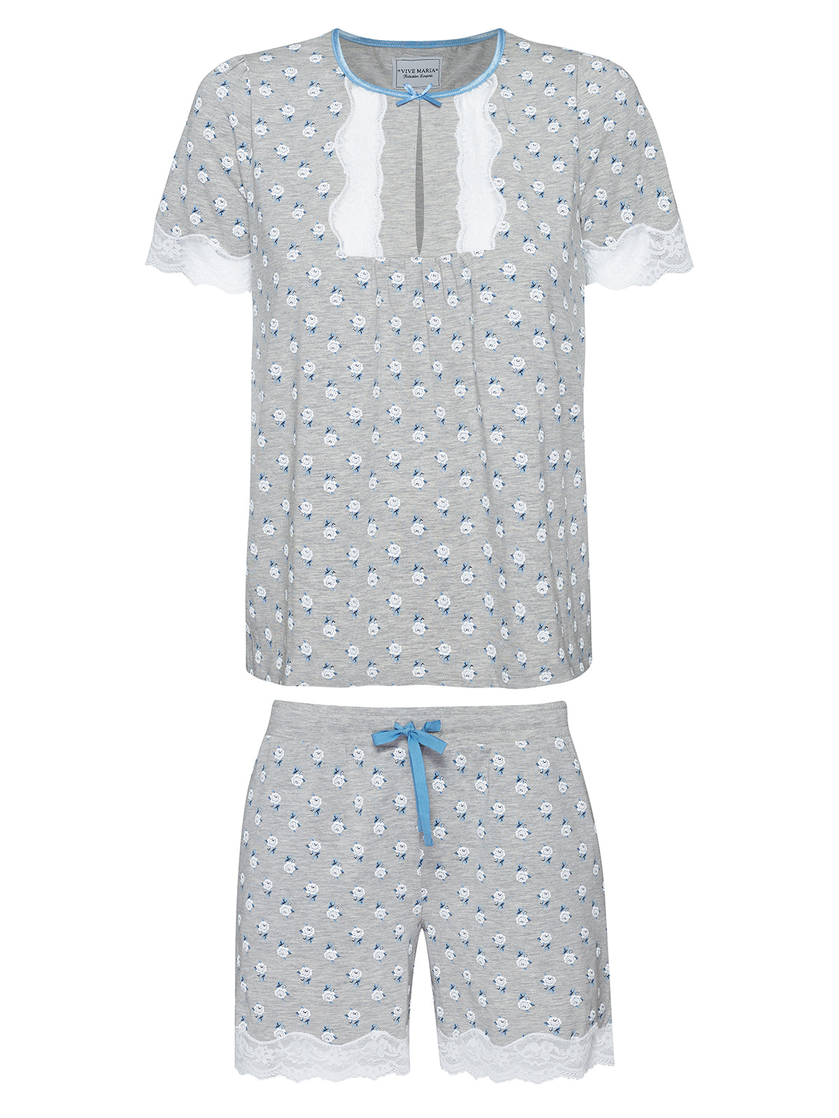 Blue Love Short Pyjama