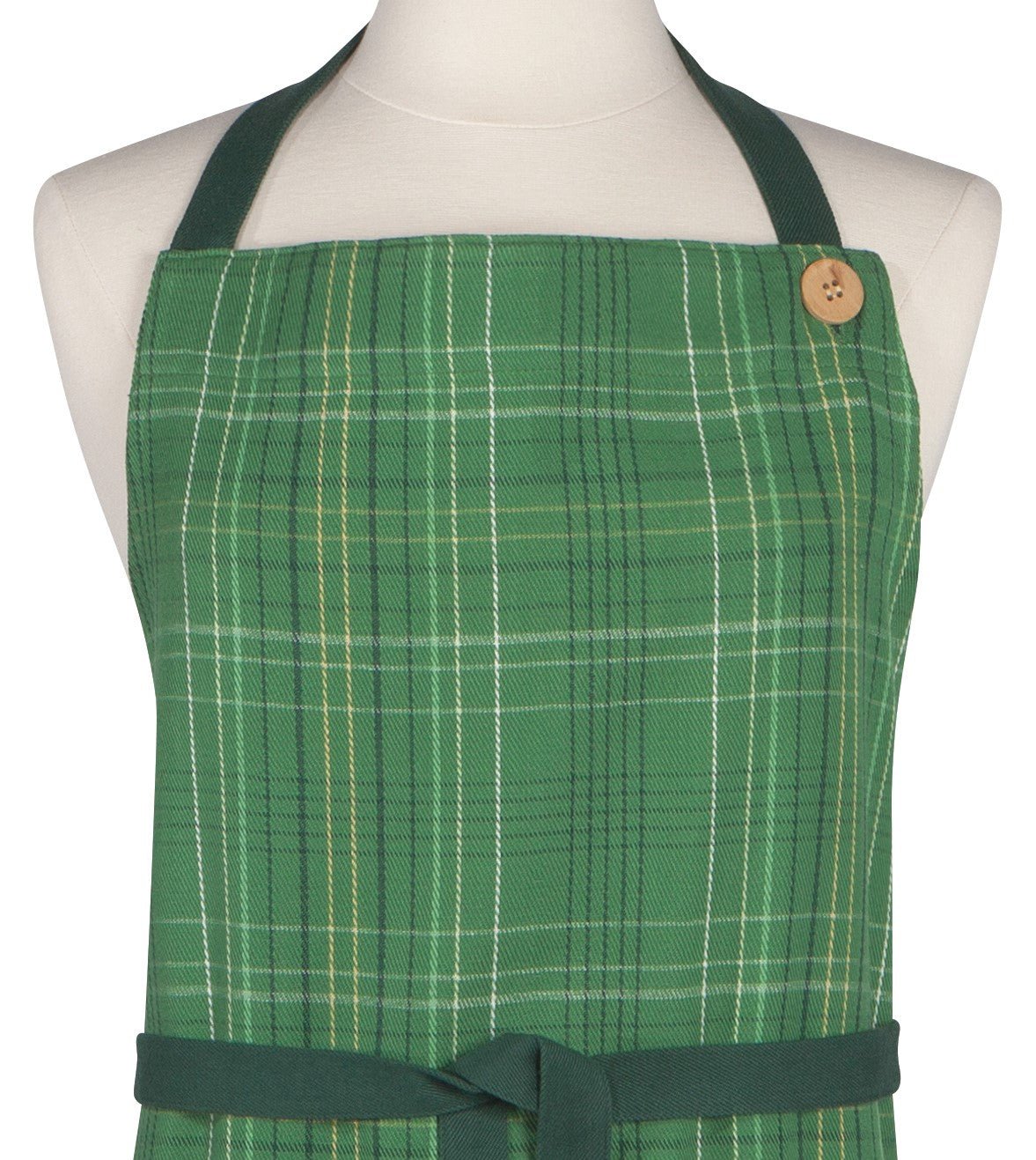 Woods Plaid Spruce Apron