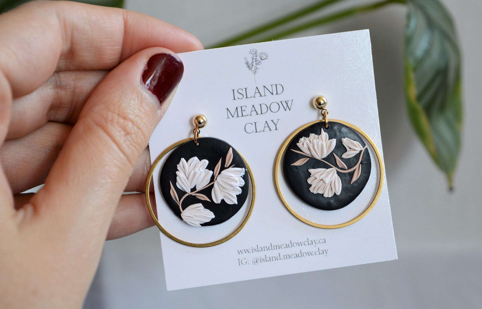 Bridesmaid Edition Clay Earrings - Guinness