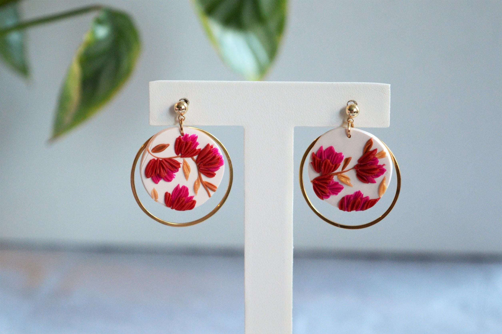 Bridesmaid Edition Clay Earrings - Autumn