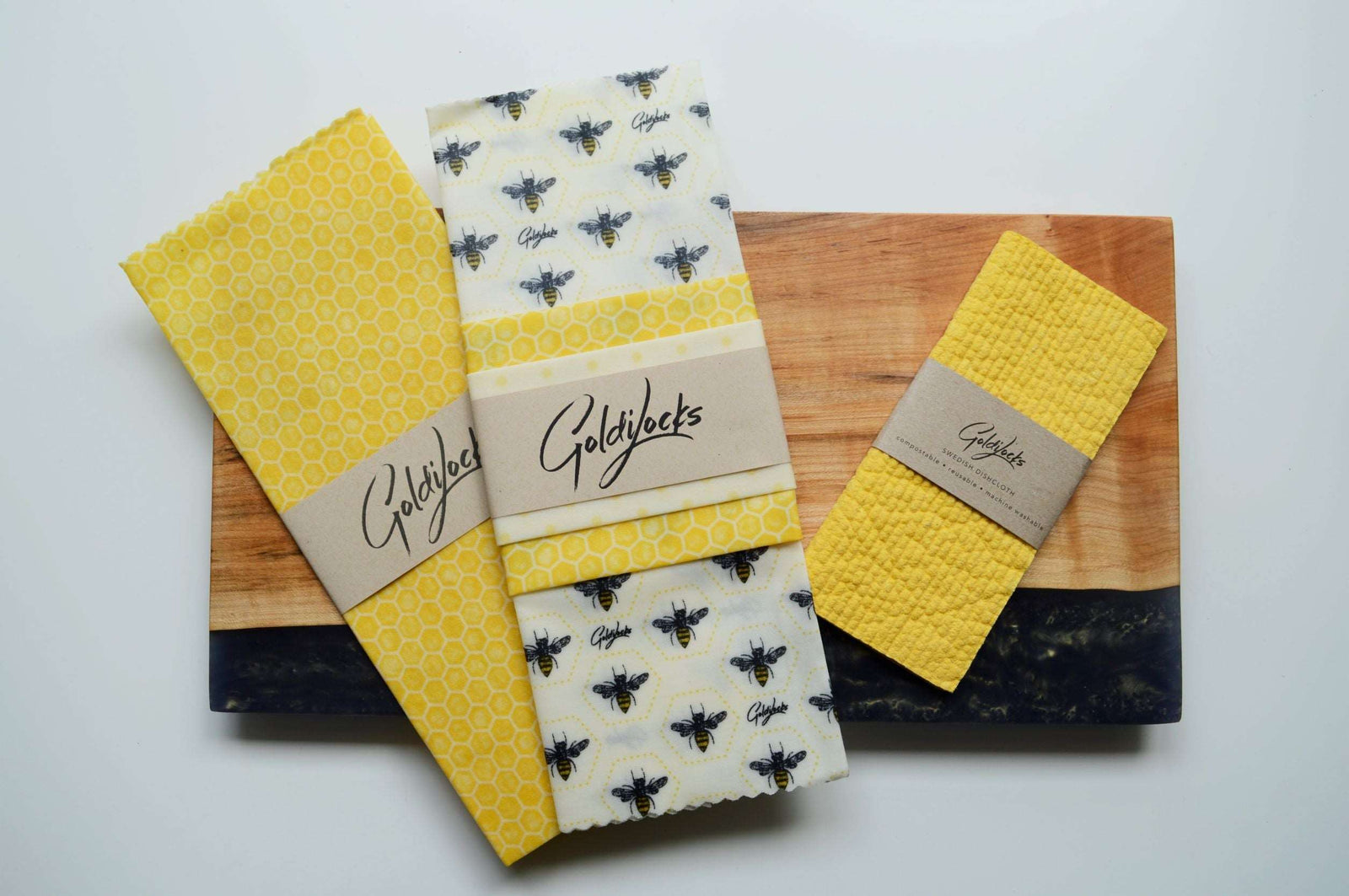 Beeswax Food Wrap Set - Honeybees