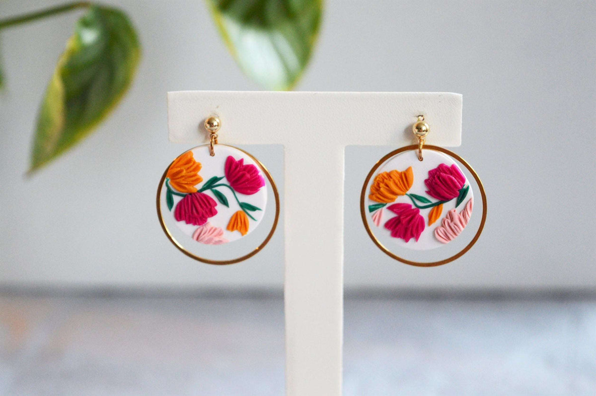 Bridesmaid Edition Clay Earrings - Summer Romance
