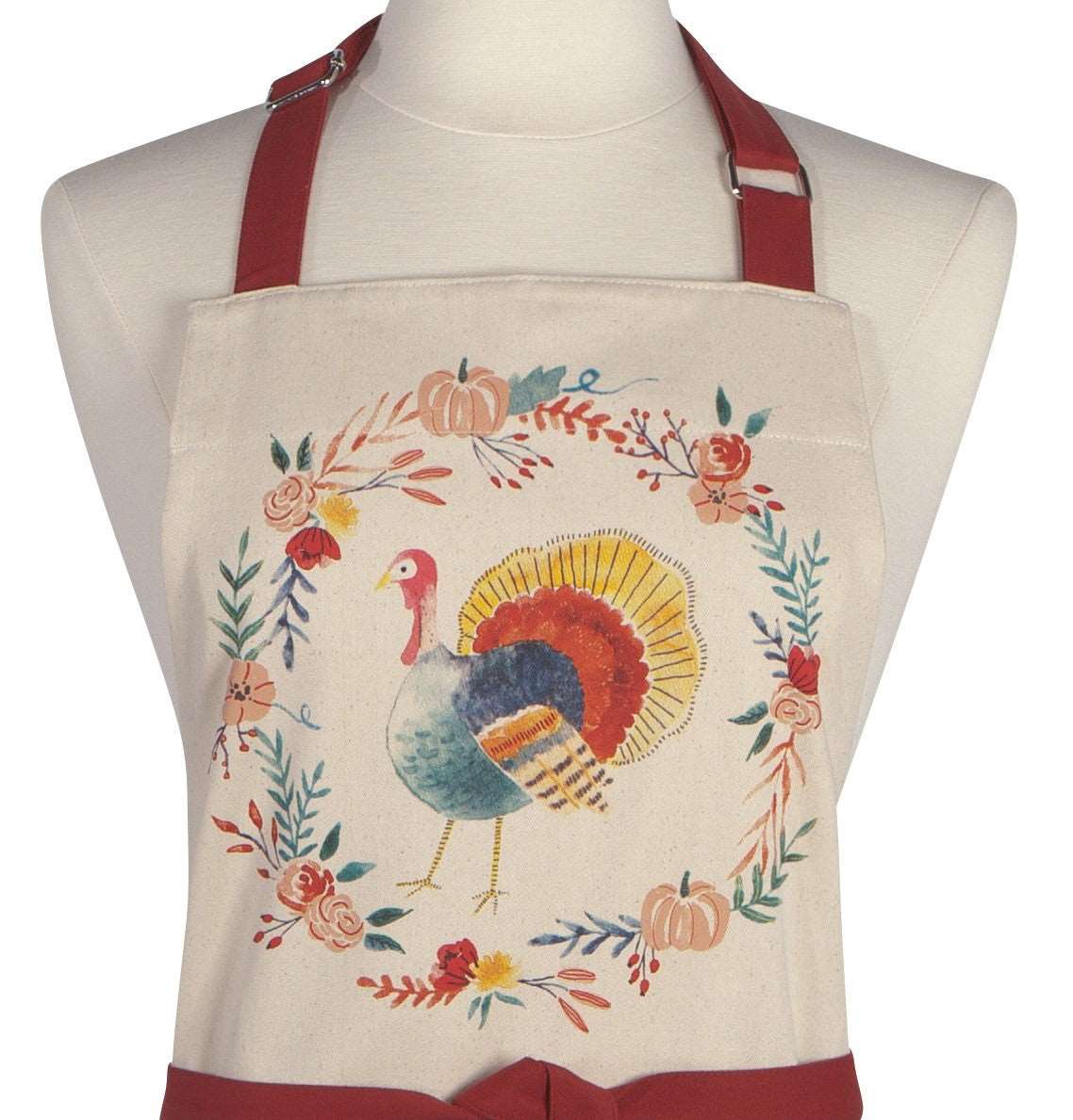 Harvest Turkey Cotton Apron