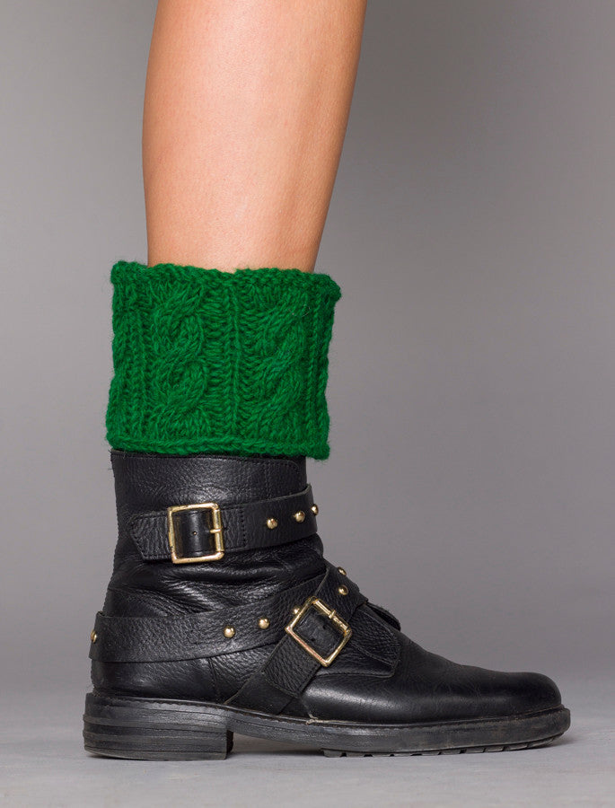 Aran Cable Knit Boot Cuffs