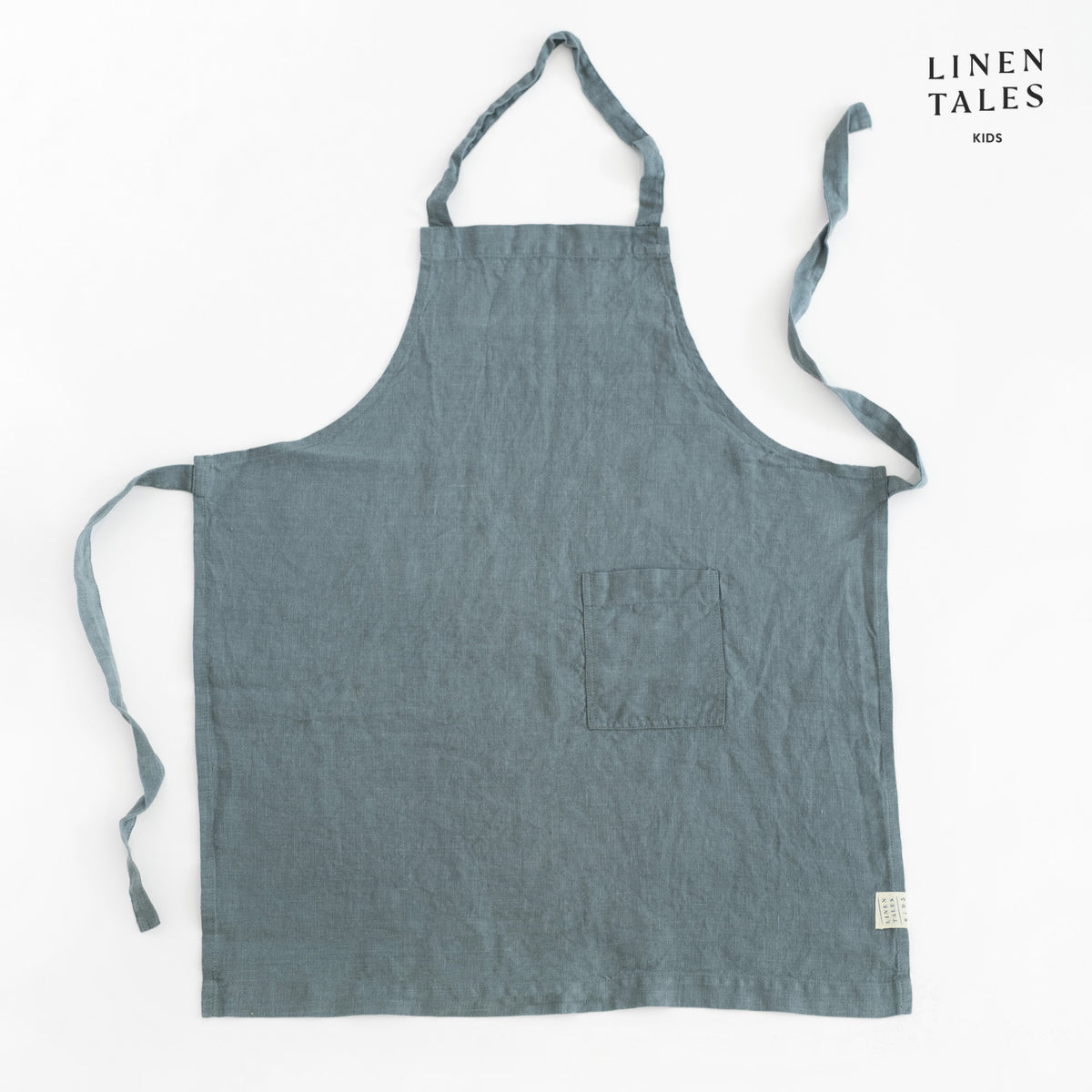 Linen Blue Fog Daily Apron