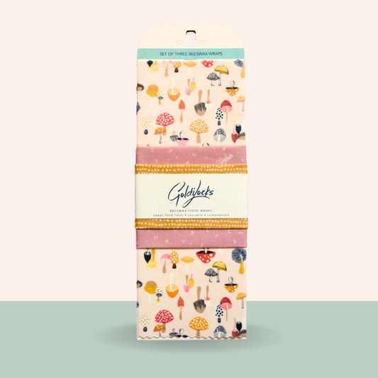 Beeswax Food Wrap Set - Blush Mush