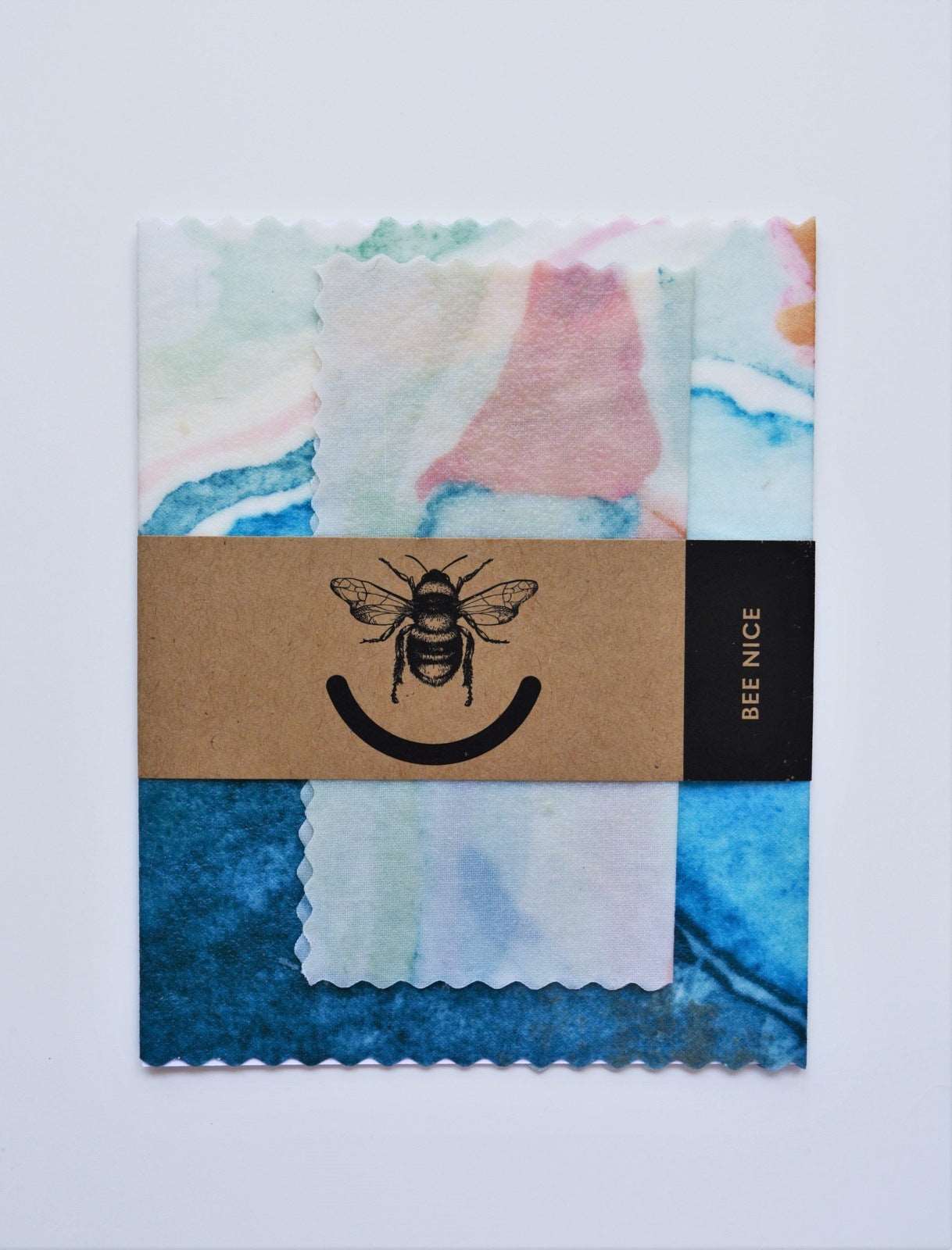 Beeswax Food Wraps - Desert Waves Set Bee Nice