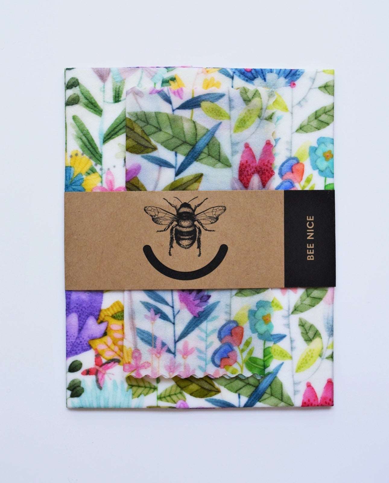 Beeswax Food Wraps - Wildflower Set Bee Nice