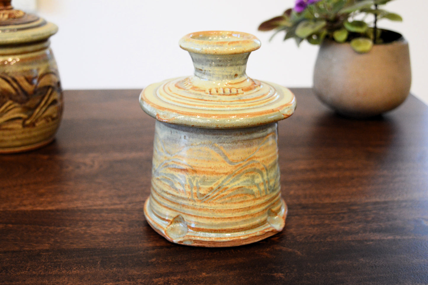 French Butter Dish - Beach