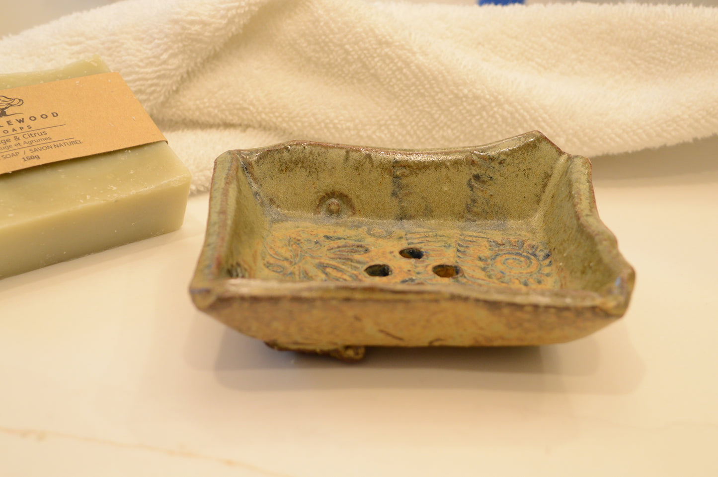 Soap Dish - Green Fields