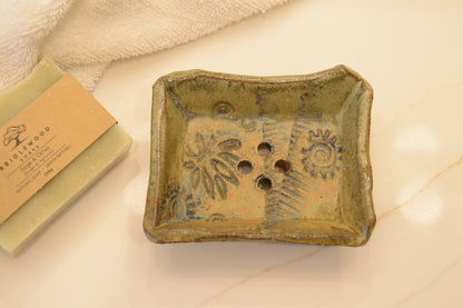 Soap Dish - Green Fields