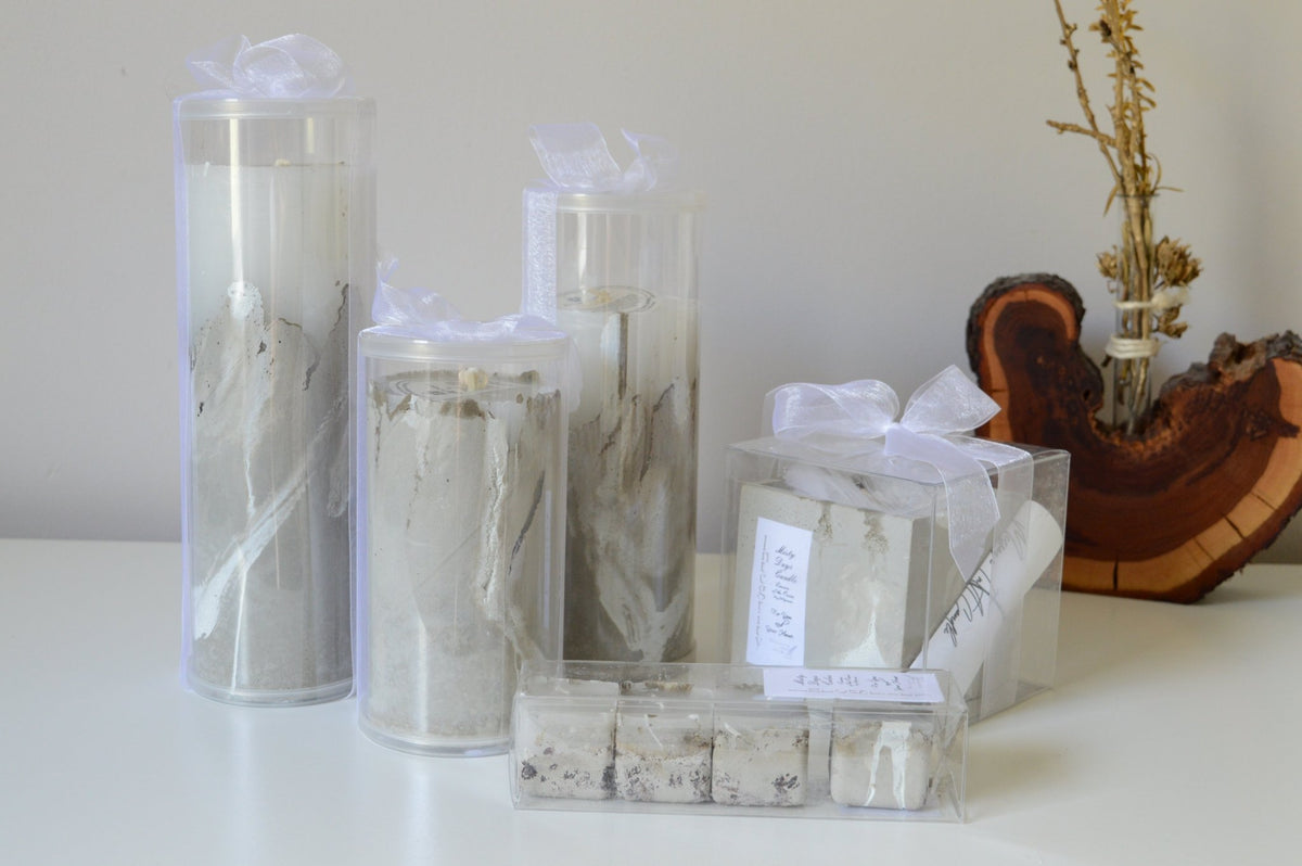 Mini Cube Candles - White