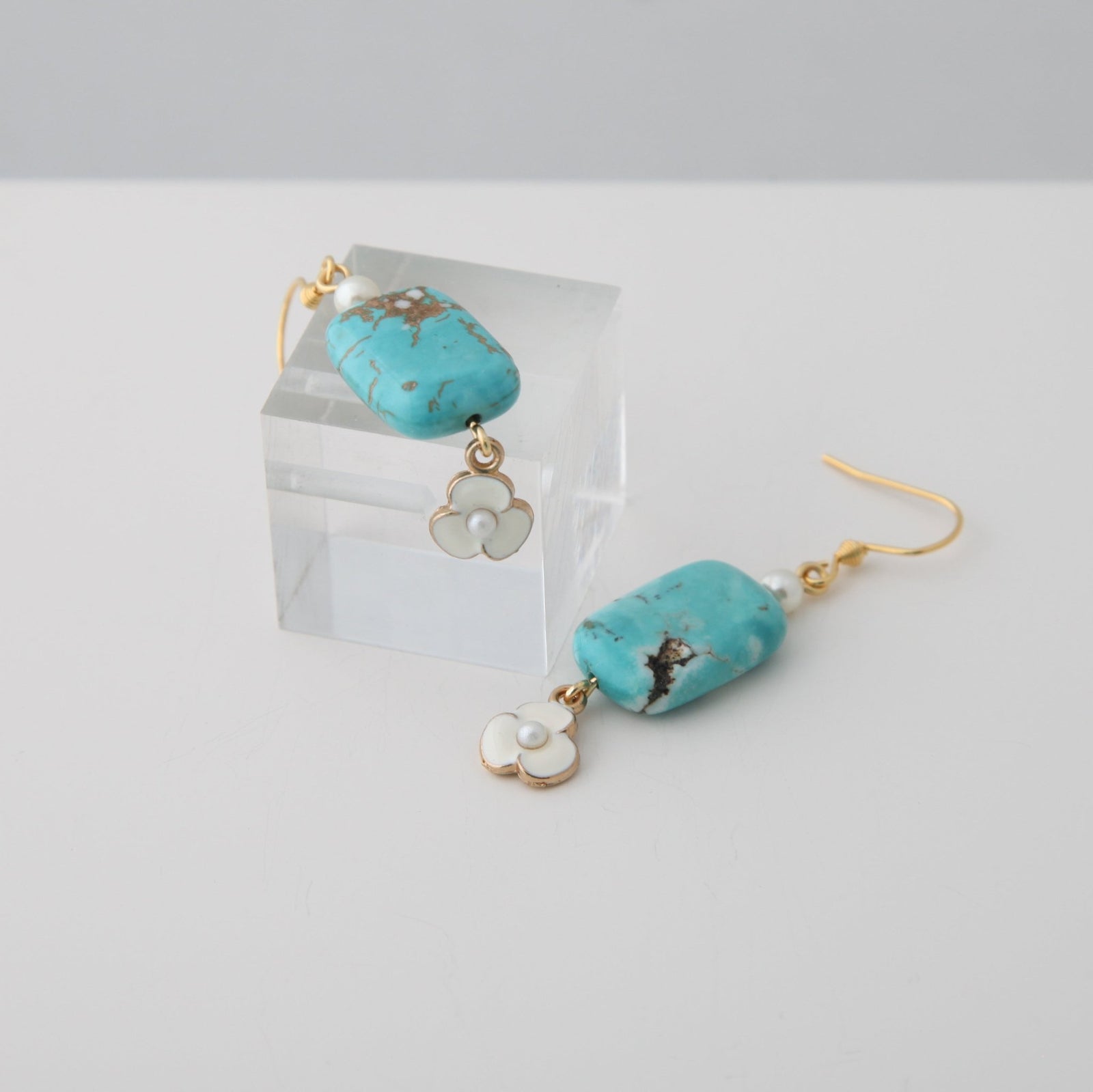 Almond Blossom Flower Earrings