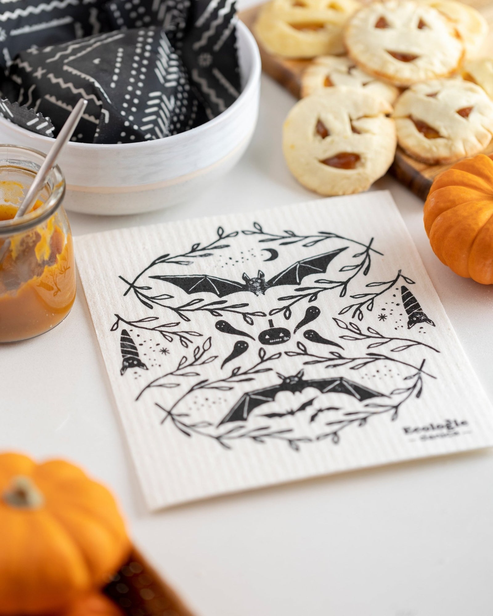 Swedish Dishcloth - Halloween