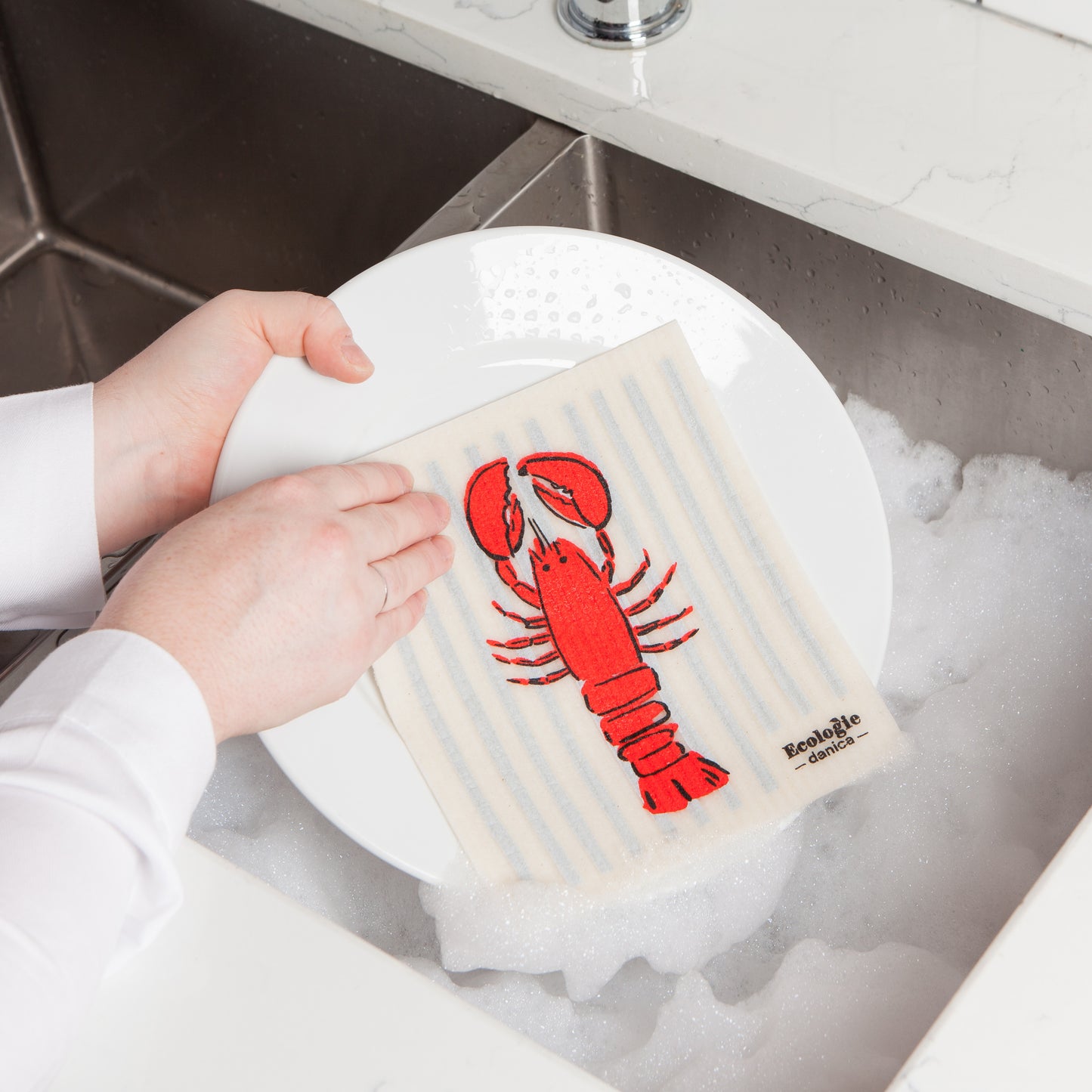 Swedish Dishcloth - Lobster