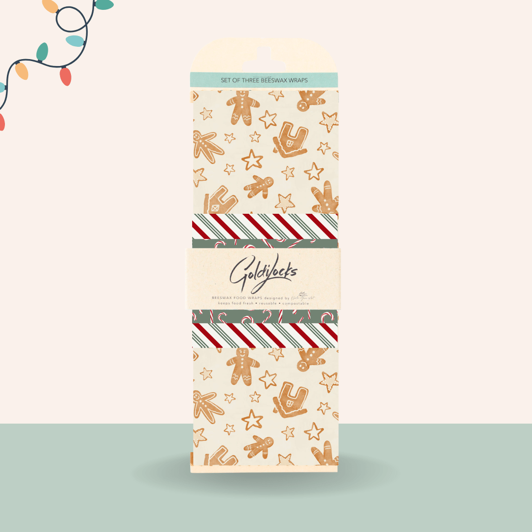 Beeswax Food Wrap Set - Gingerbread