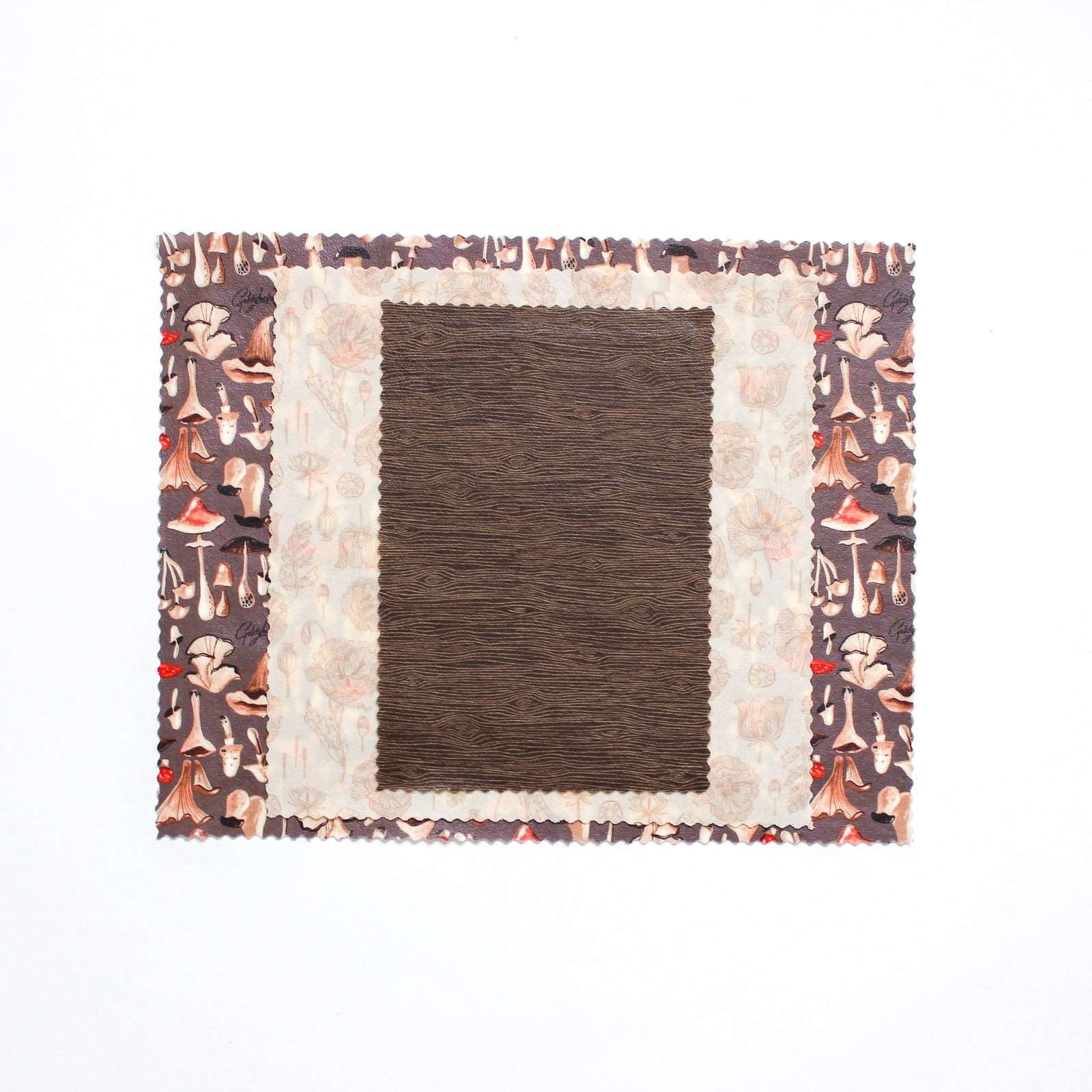 Beeswax Food Wrap Set - Mushrooms