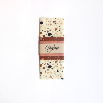 Beeswax Food Wrap Set - Terrazzo