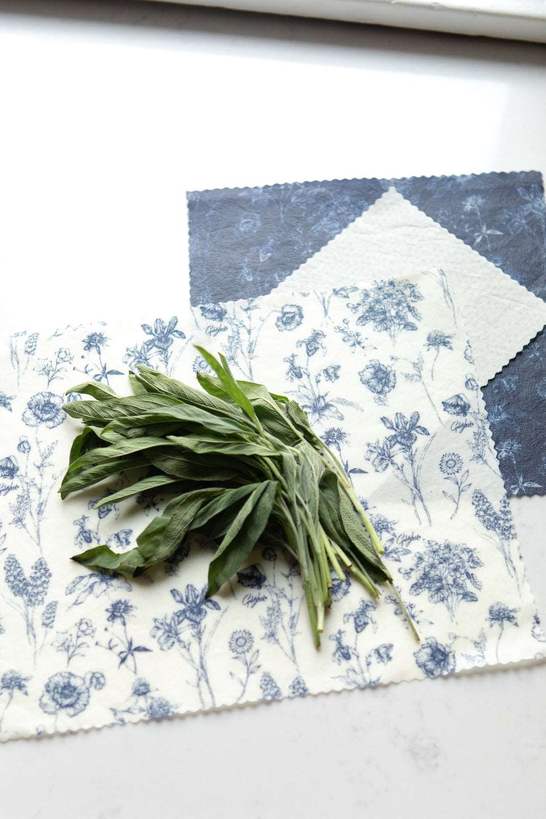 Beeswax Food Wrap Set - Vintage Botany