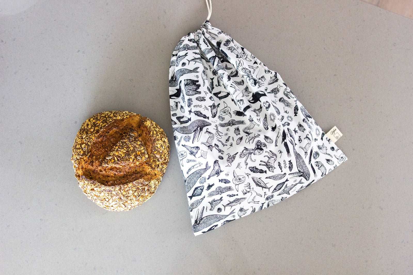 Bread Bag & Beeswax Wrap Set - Species of Ucluelet Goldilocks
