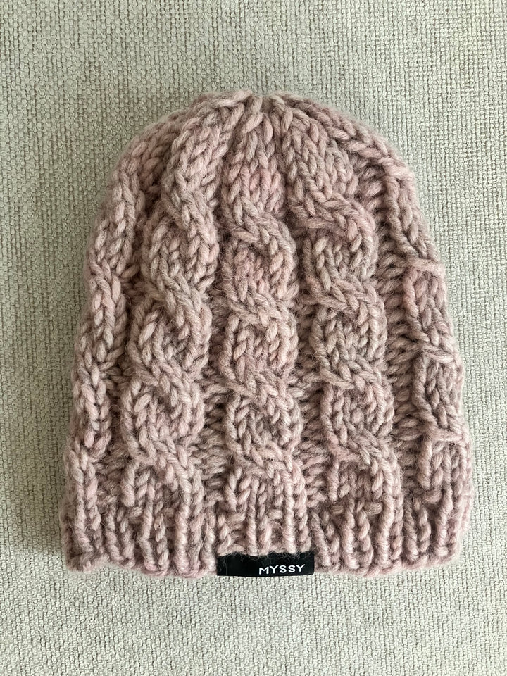 Kable Knit Beanie - Kaiku Orvokki